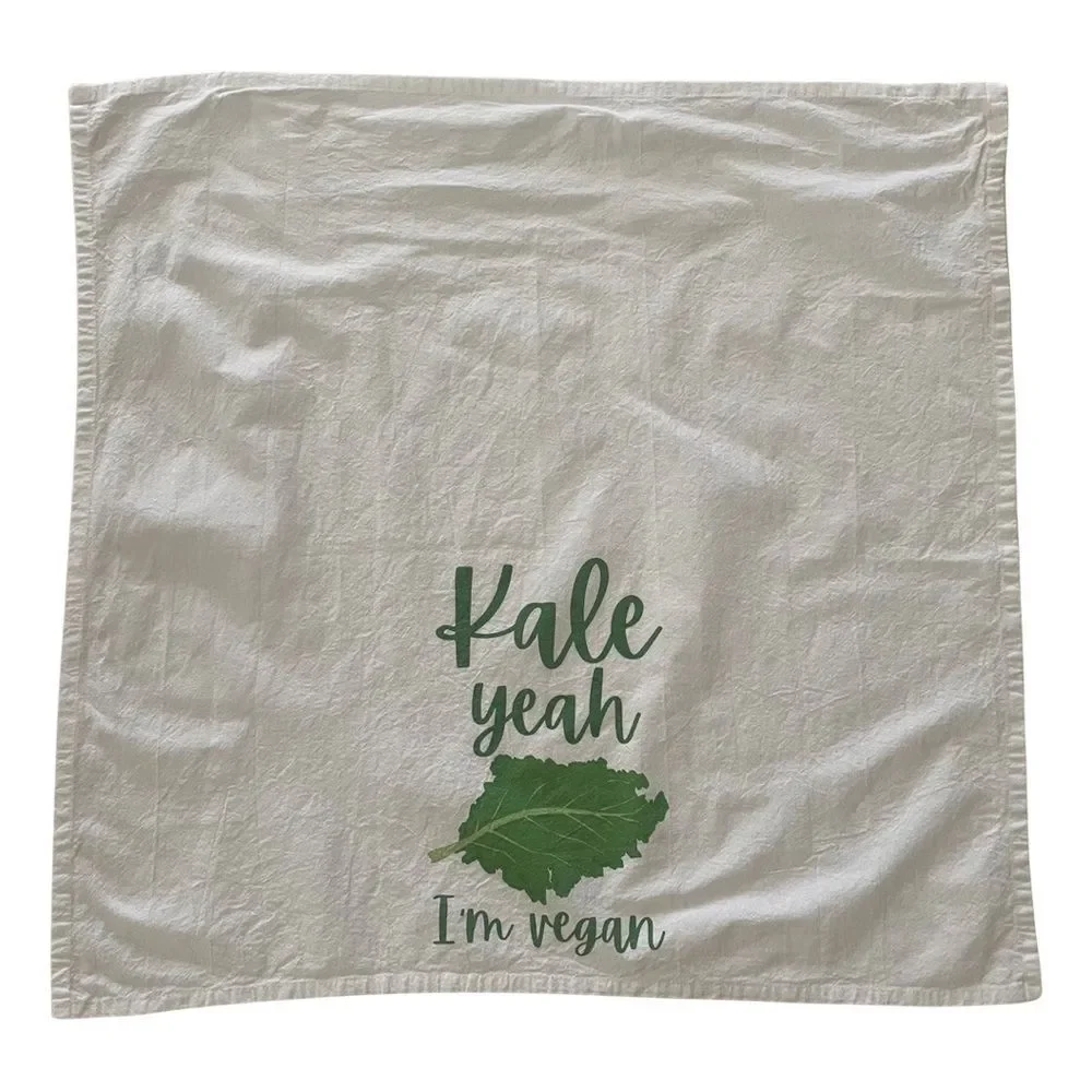 BUNDLE of Cotton Vegan Kitchen Flour Sack Towels